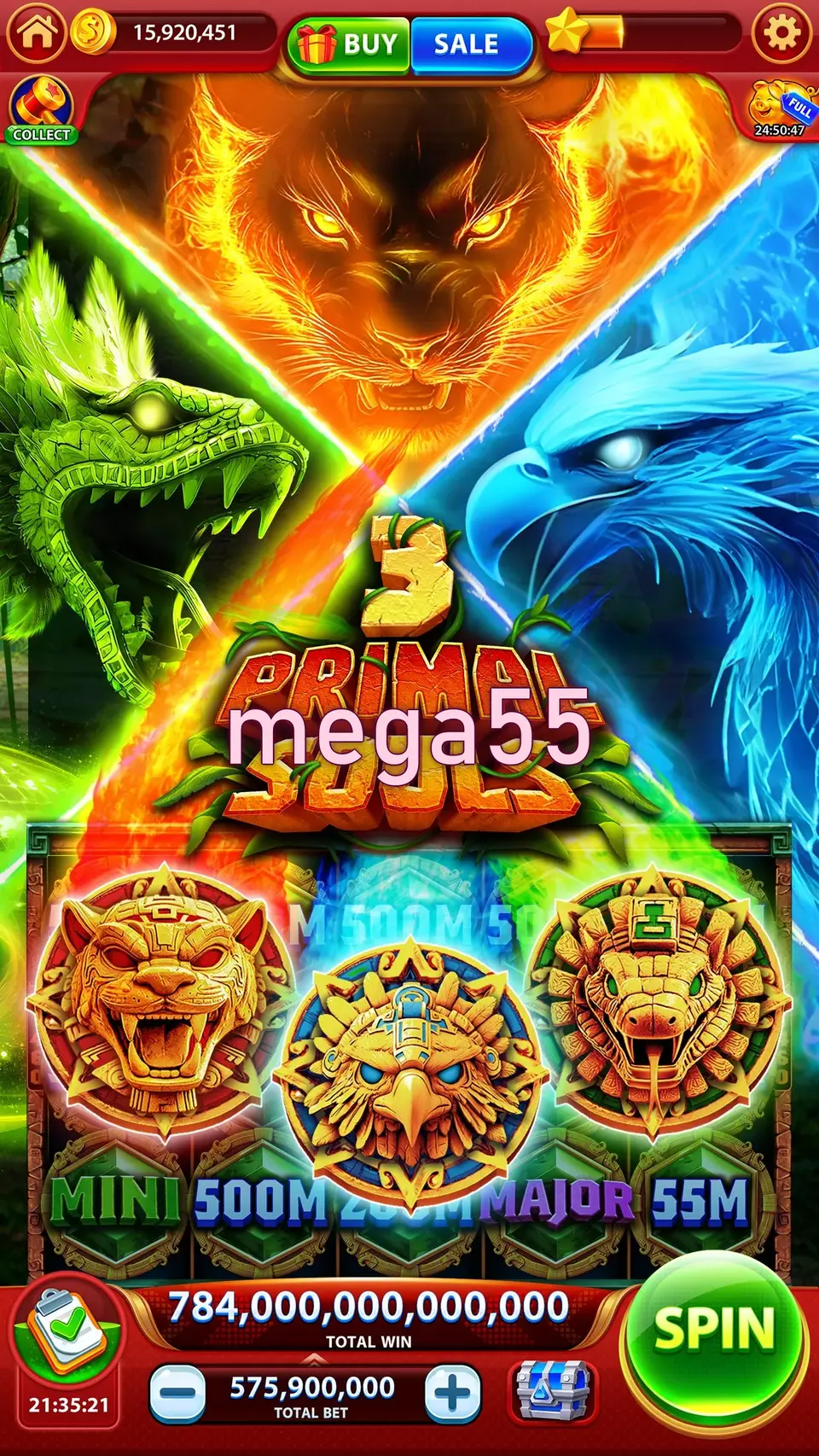 mega55 Tangkapan Layar Resmi APK